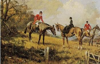 unknow artist Classical hunting fox, Equestrian and Beautiful Horses, 081. oil painting image